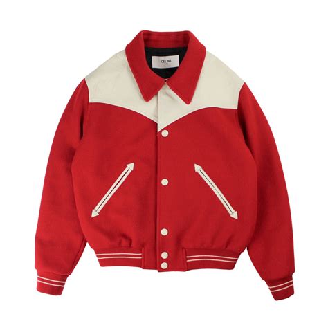 celine paris jacket red|Celine.